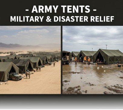 Army Tents in Military and Disaster Relief Efforts